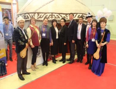 Кыргызская экспозиция на Московской международной туристической выставке «Путешествие и туризм»