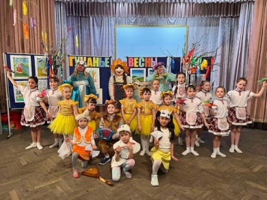 В Центре внешкольного образования «Творчество» прошёл белорусский обряд- праздник «ГУКАННЕ ВЯСНЫ»