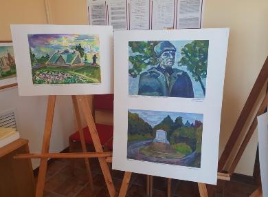 Выставка белорусов Дона «Священные поля Отечества в рисунках детей» в Турове