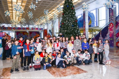 Дети из регионов России и стран ближнего зарубежья посетили новогоднюю столицу 